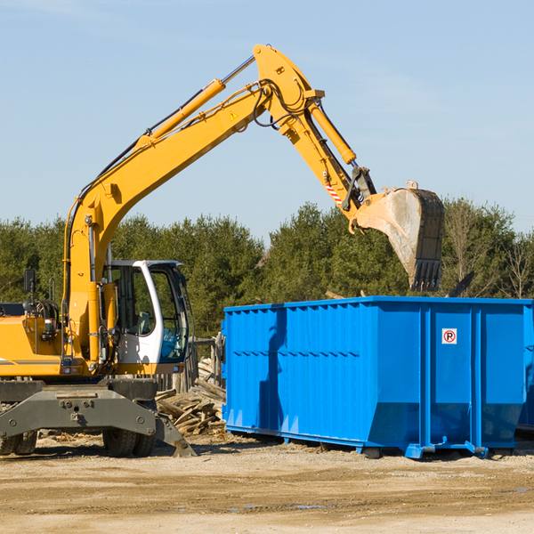 can i choose the location where the residential dumpster will be placed in Pittsfield Vermont